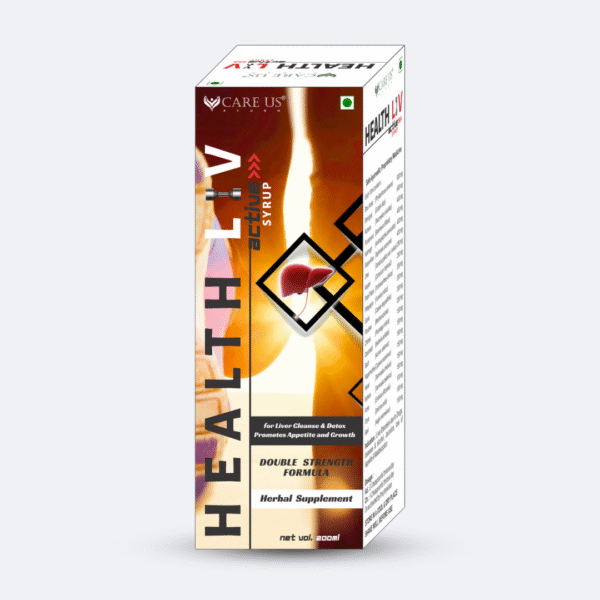 “Care Us Health-Liv Active Syrup – Ayurvedic syrup for liver health and detox”