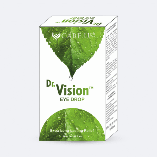 “Care Us Dr. Vision Eye Drop – Ayurvedic solution for dry and tired eyes”